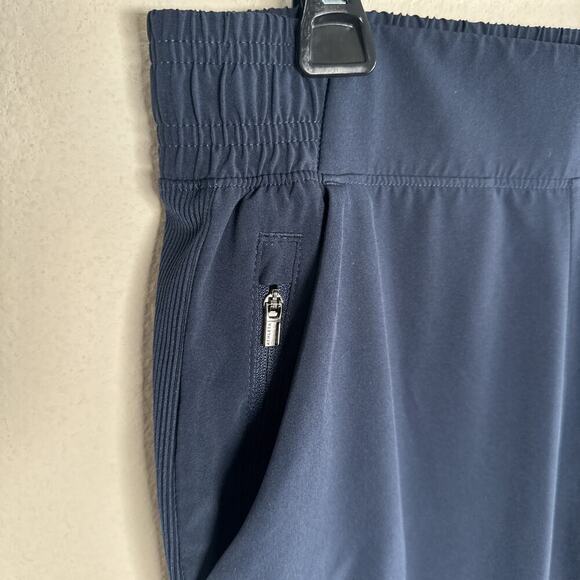Athleta Brooklyn Ankle Pants Navy Blue Sz 4 Lightweight Stretch - Picture 5 of 13